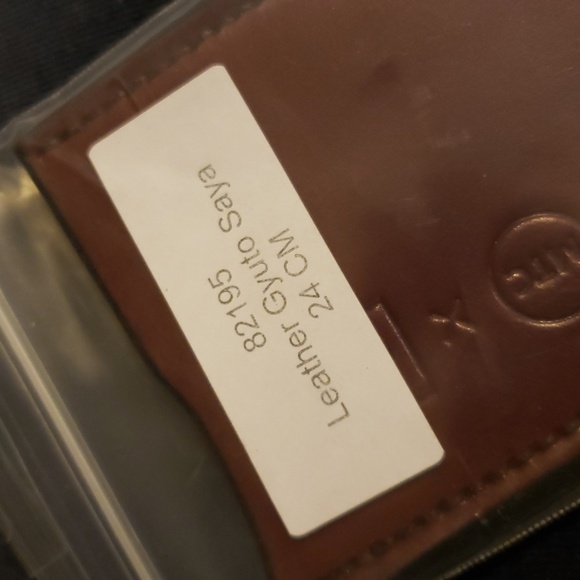 💥BUY 5 GET 3 FREE Leather Knife Saya Cover for Gyuto Knife 240mm (9.4") - Picture 4 of 6